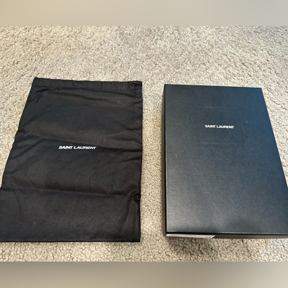 Saint Laurent dust bag and box